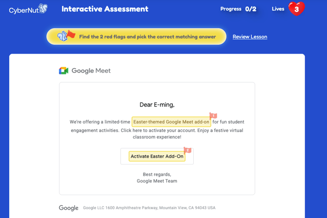 New Interactive Assessment